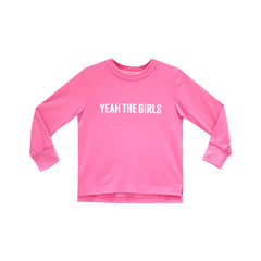 YEAH THE GIRLS LONG SLEEVE PINK
